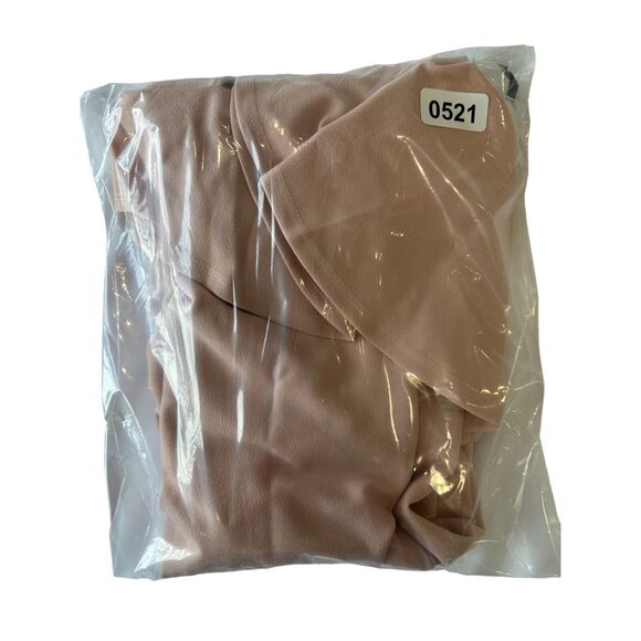 Nookie Hermosa Cold Shoulder Midi Dress Blush Pink Girly Bodycon Small - Picture 10 of 11